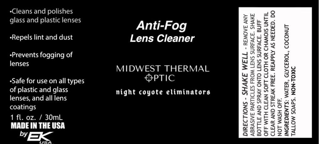 Anti Fog Lense Cleaner Spray (Cat Crap)