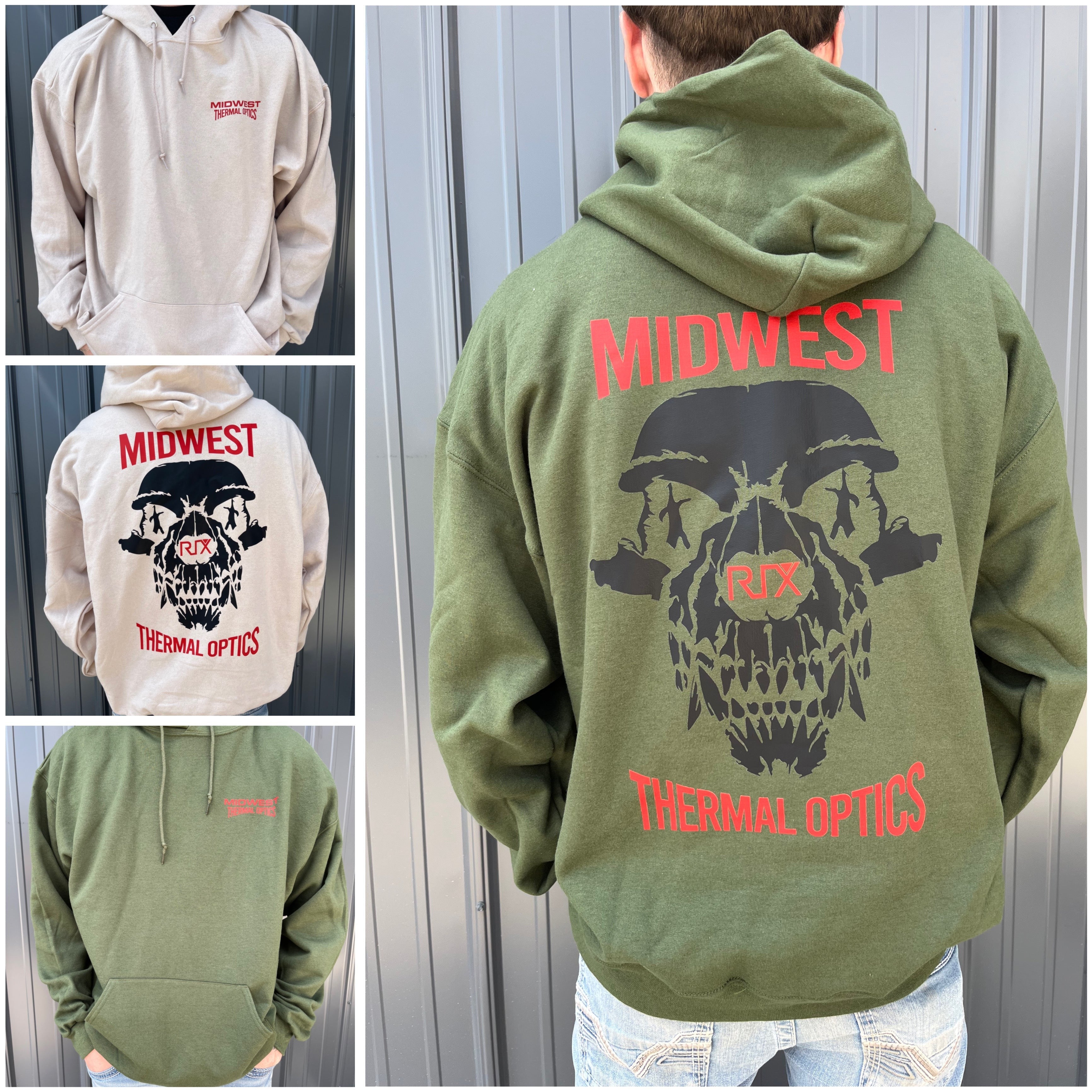 RIX Optics Skull Hooded Sweatshirt