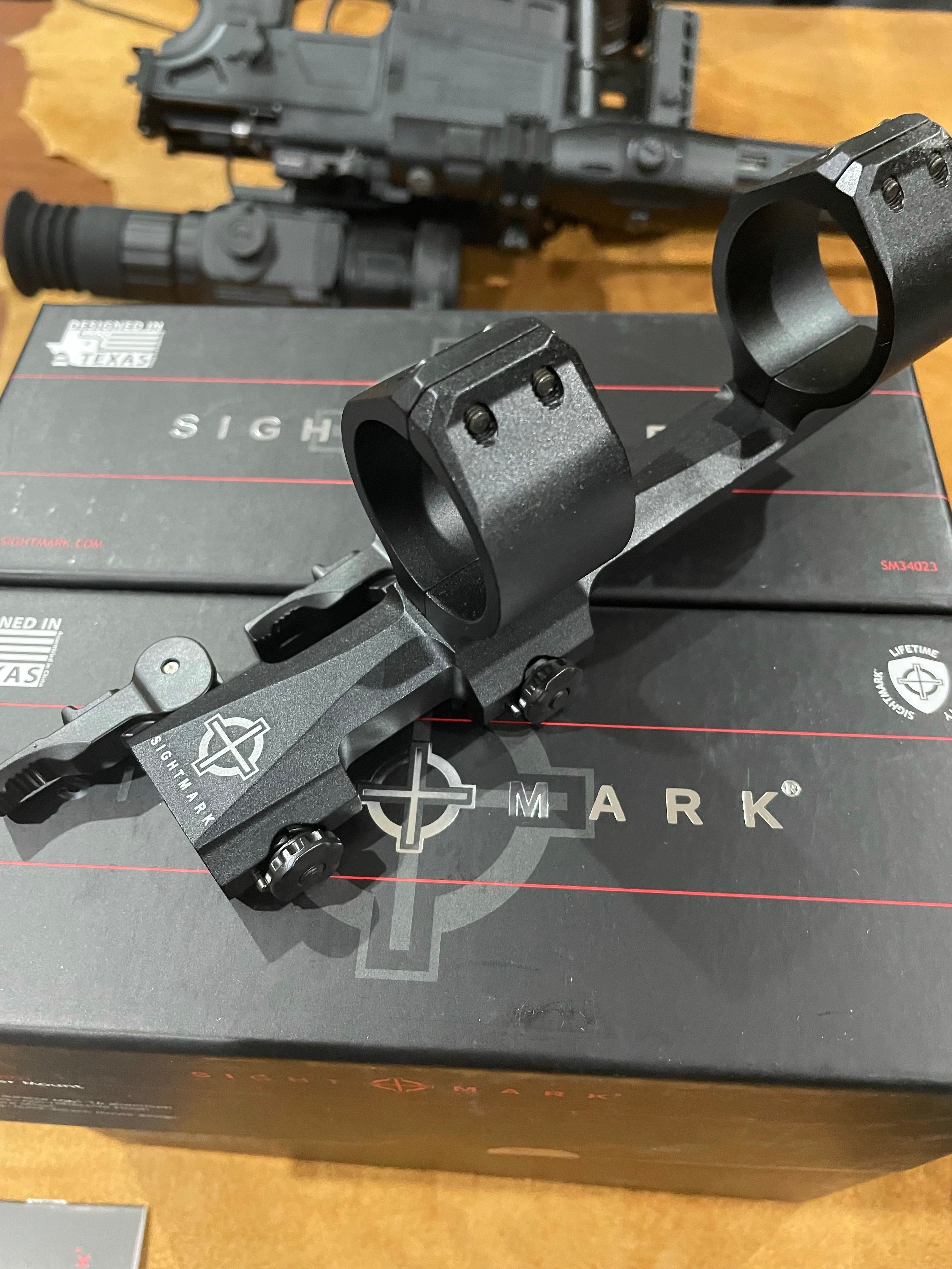 Sightmark Tactical 30mm Fixed Cantilever Mount (Nocpix L35R & Thermion Mount)