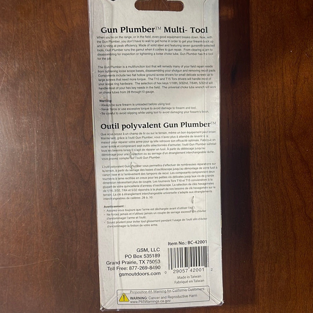 Gun Plumber Multi Tool