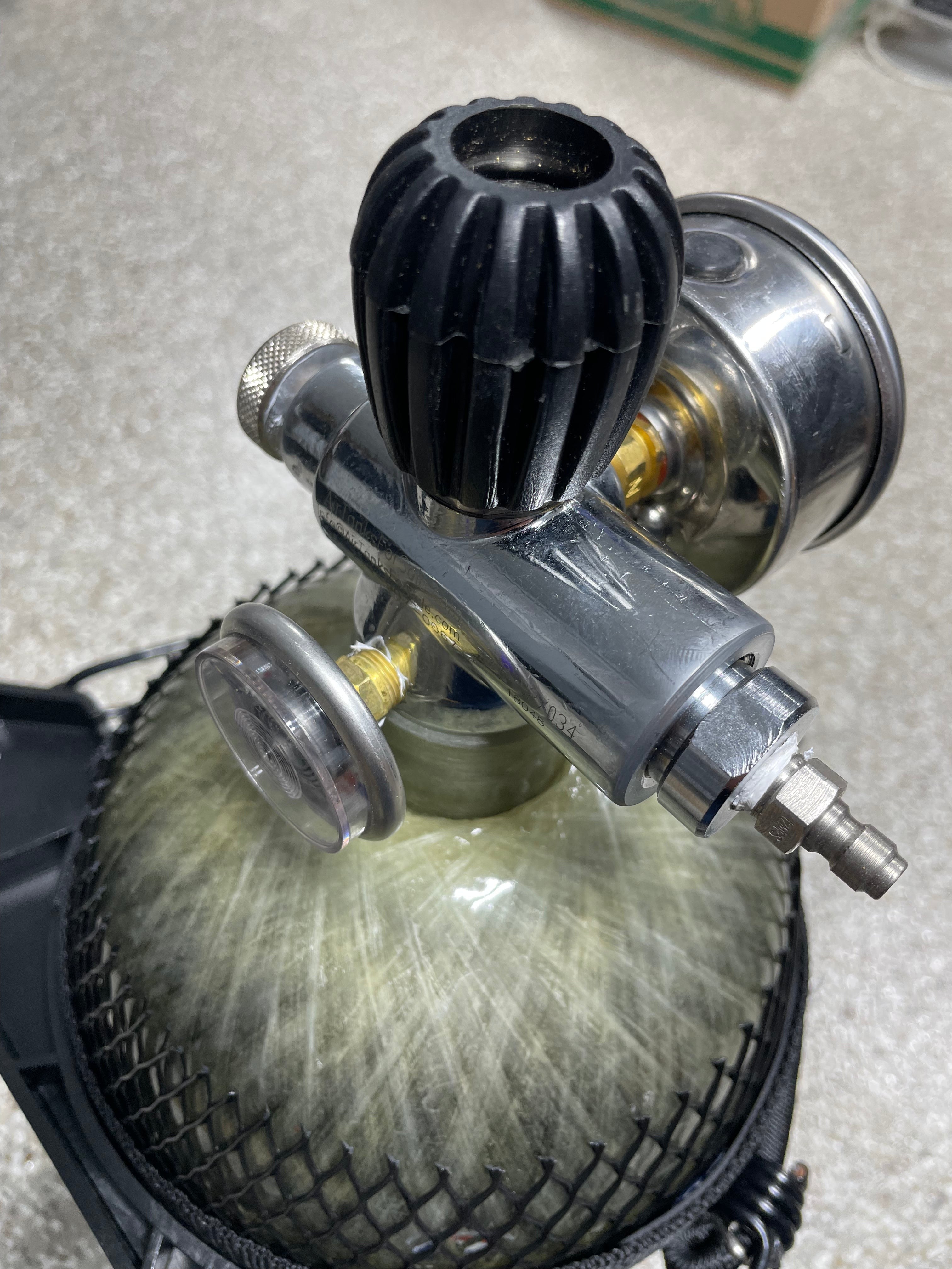 Air Tank 410 Cu In/74 Cu Ft 4500 PSI Tank *PICK UP ONLY*
