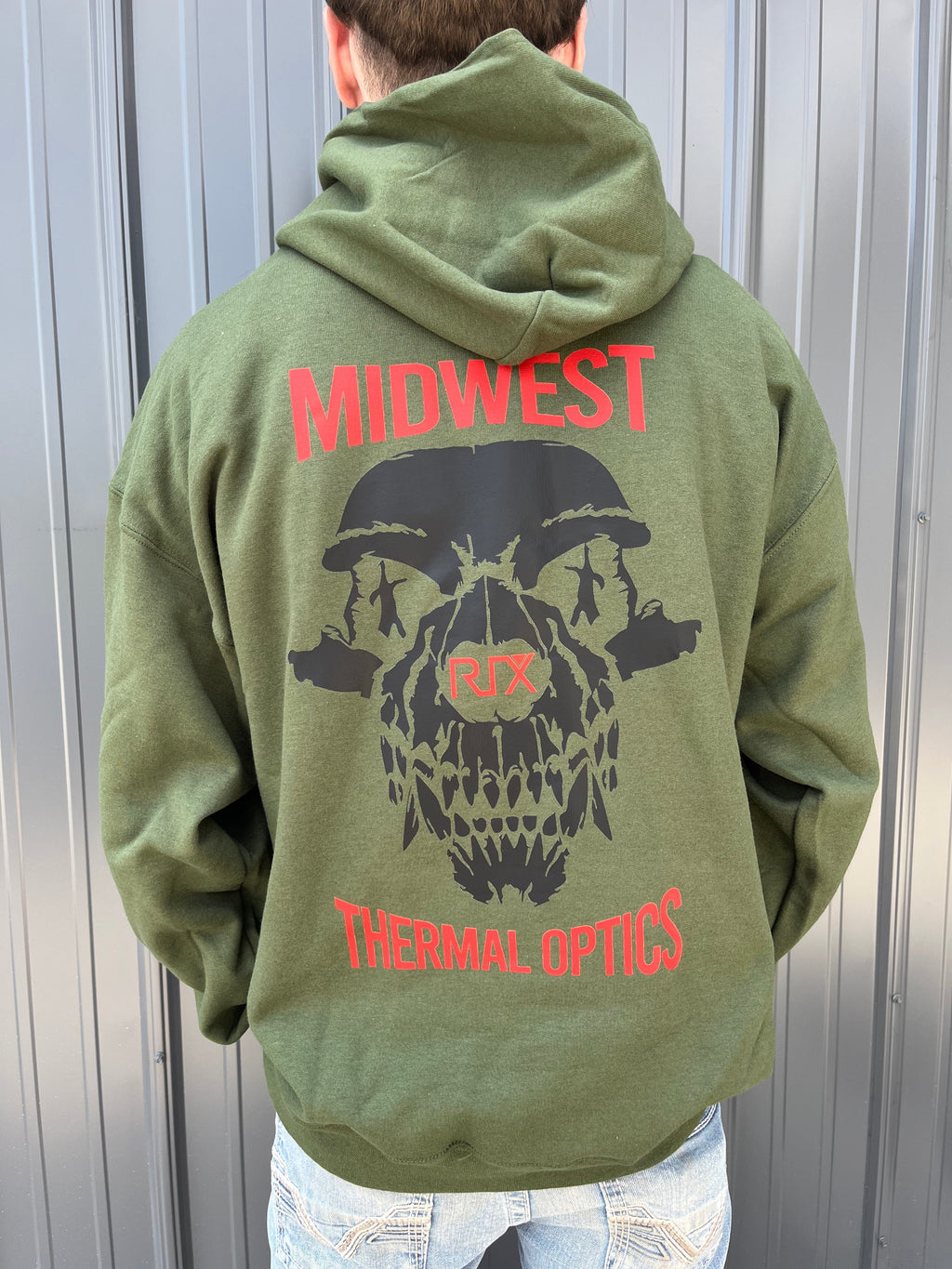 RIX Optics Skull Hooded Sweatshirt