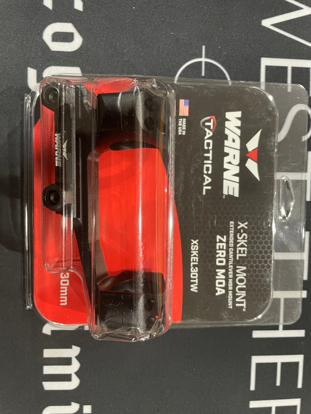 🇺🇸 Warne XSKEL30TW Gen 2 Extended Skeletonized 30 MM MSR Mount Black