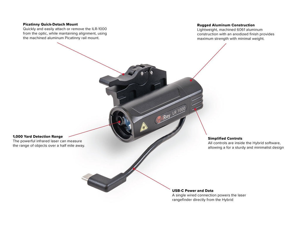 InfiRay Outdoor ILR-1000-2 Rangefinder LRF HYBRID IRAY AC82
