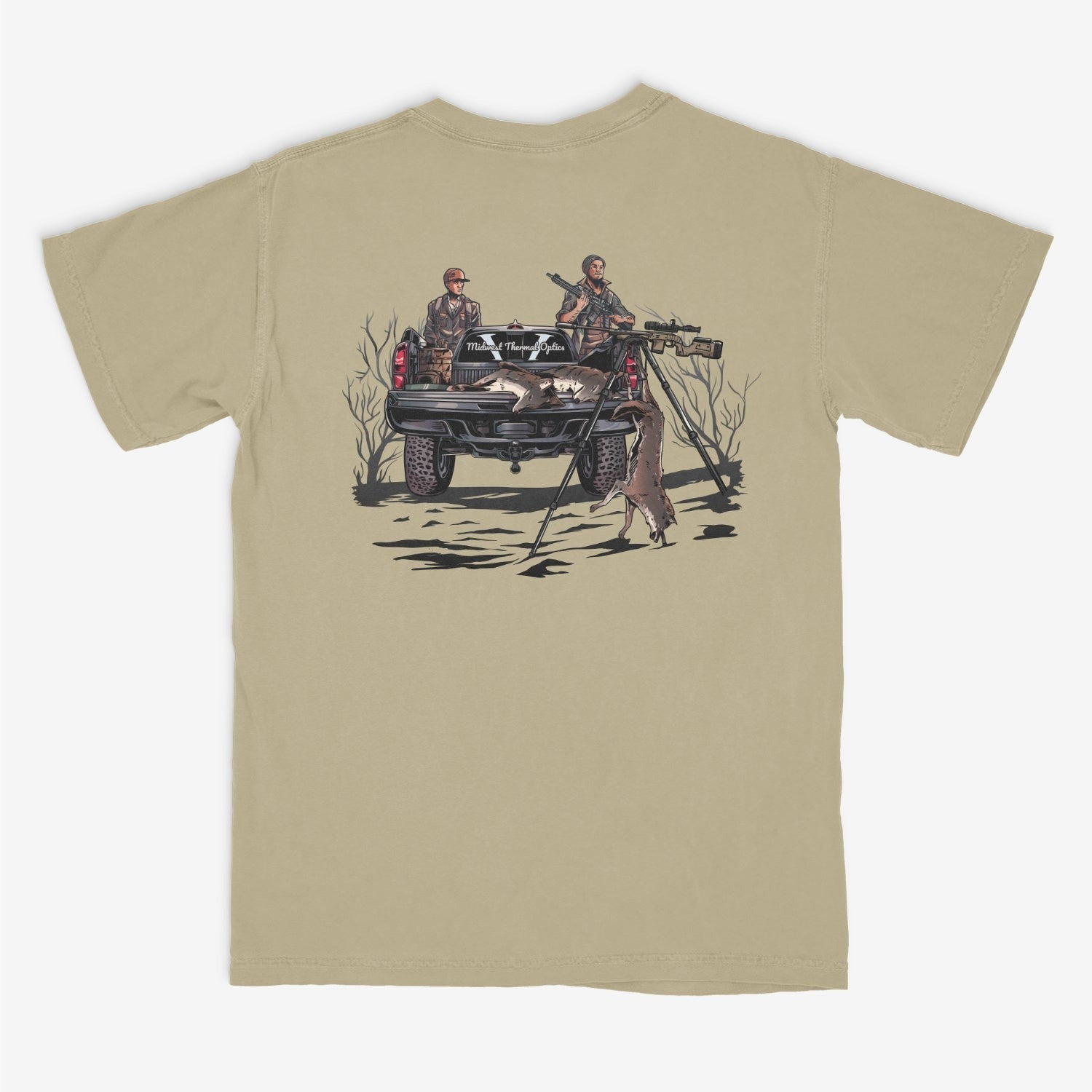 MTO Coyote Hunting Pocket T-shirt - Comfort Colors